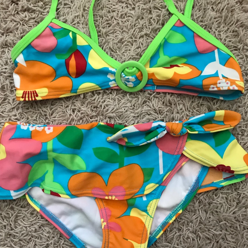 2pc girls swim suit